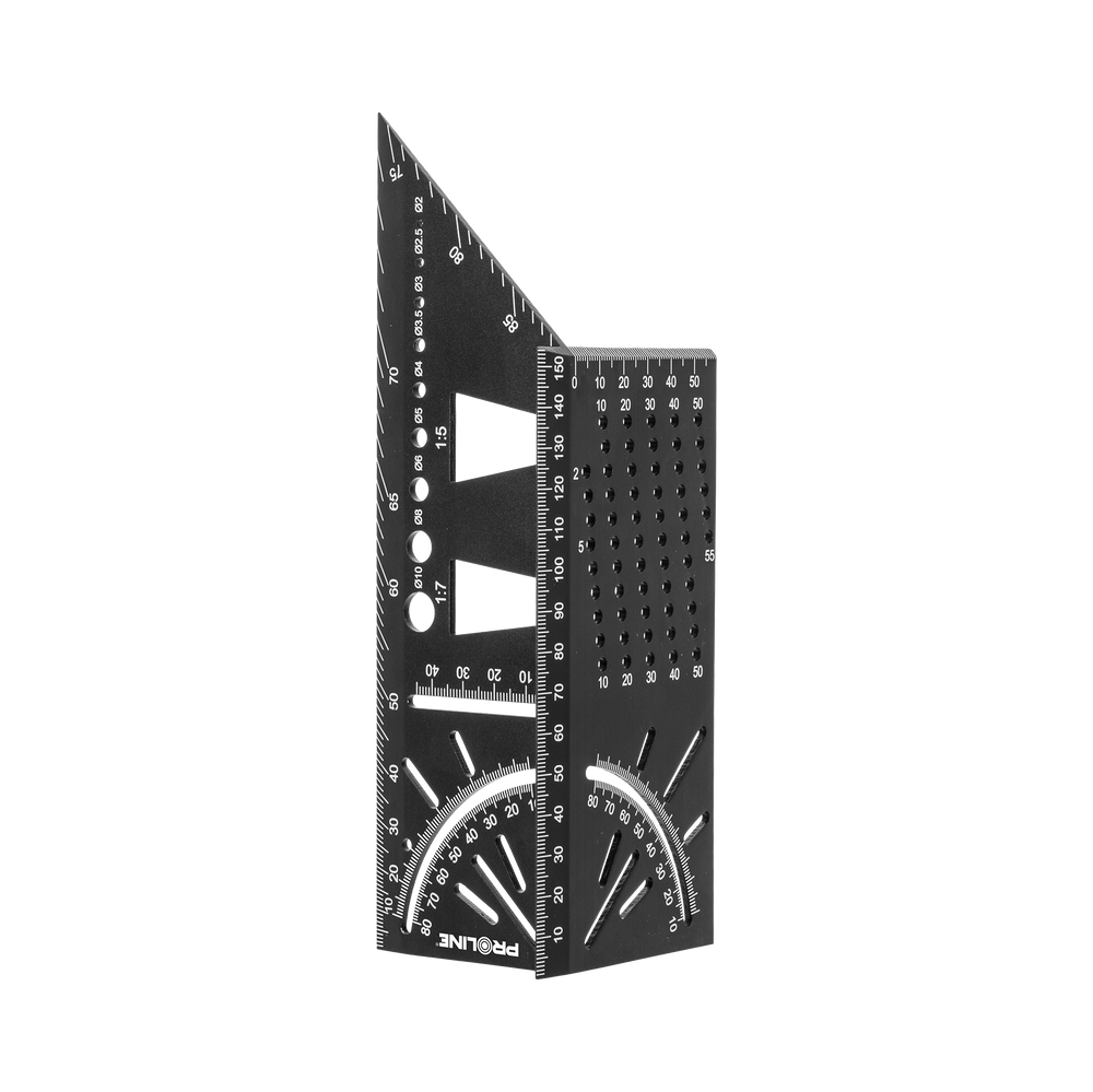 Kątownik japoński stolarski ciesielski budowlany aluminiowy 3D Proline 21370