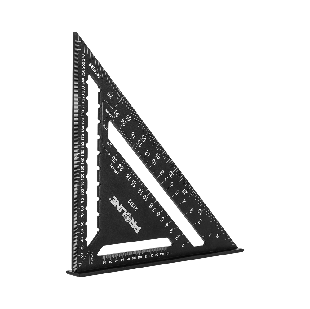 Kątownik ciesielski z podstawą aluminiowy duży Proline 21372