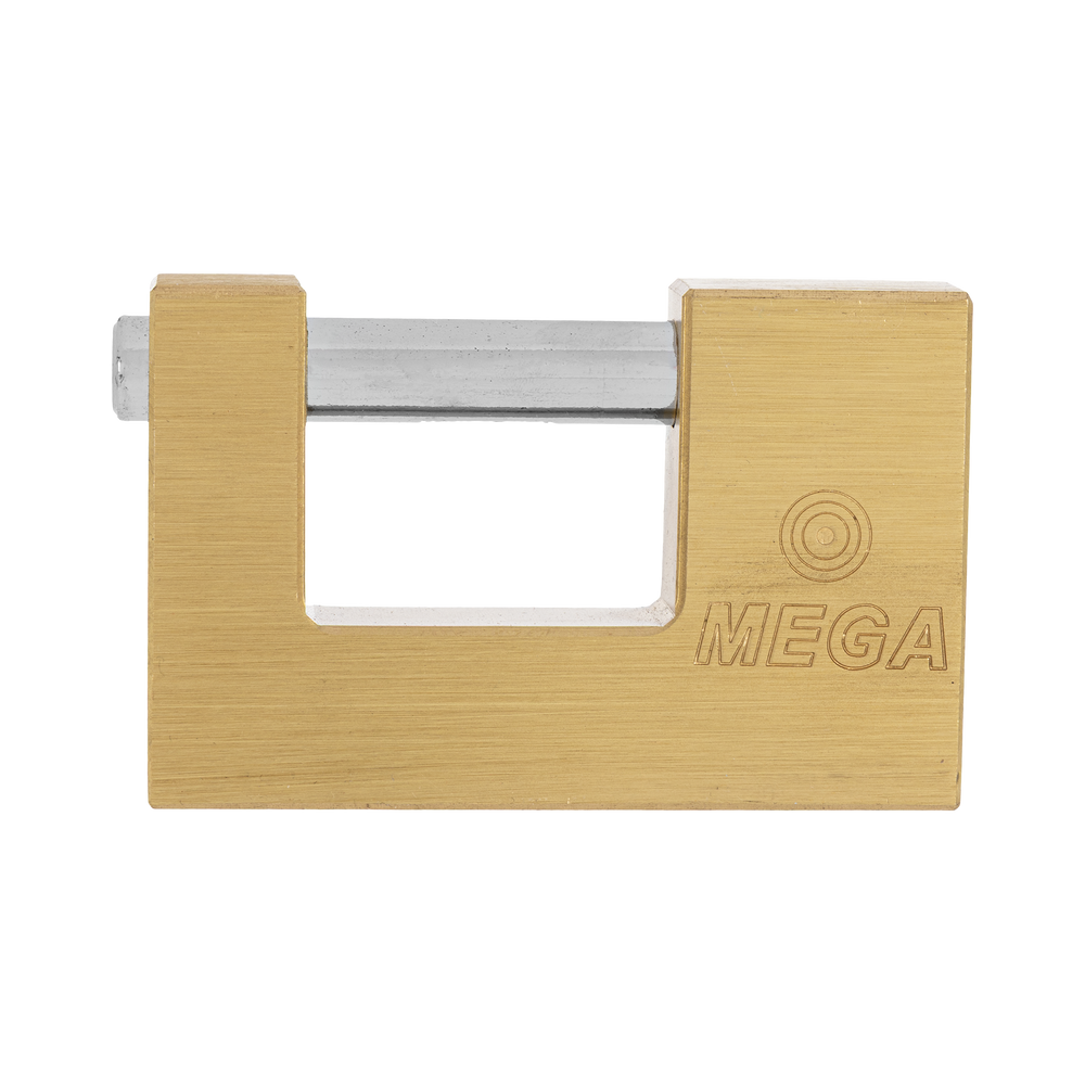 Kłódka trzpieniowa mosiężna 90 mm Mega 24590