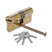 Wkładka do zamka mosiężna Security symetryczna 62 mm Mega 24666K