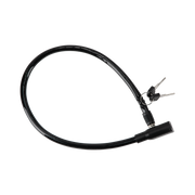 Linka stalowa przeciwkradzieżowa na kluczyk powlekana PCV 550 mm Mega 24902