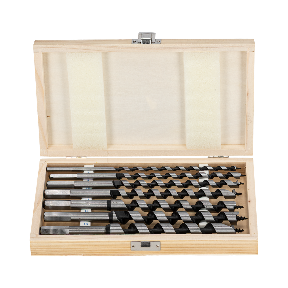 Świdry do drewna komplet 7 sztuk (6-18 mm) długość 230 mm Proline 26847