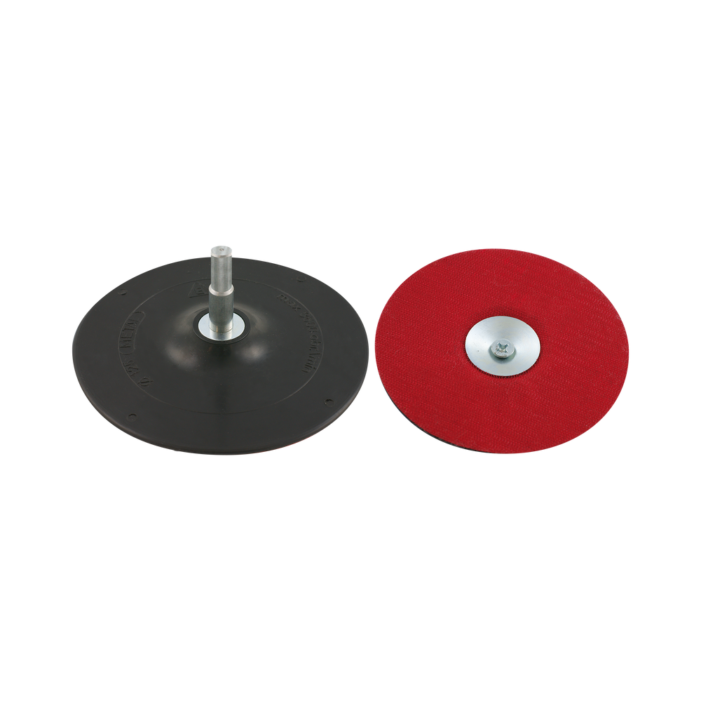 Dysk gumowy 125 mm z trzpieniem z rzepem Proline 27035