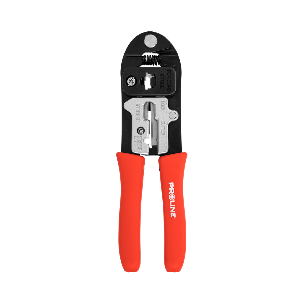 Zaciskarka końcówek telefonicznych RJ11 RJ12 RJ14 RJ45 Proline 28490