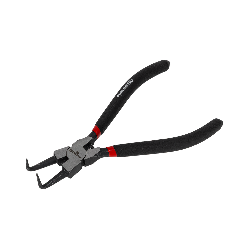 Szczypce do pierścieni segera wewnętrzne wygięte 180 mm Proline HD 28649