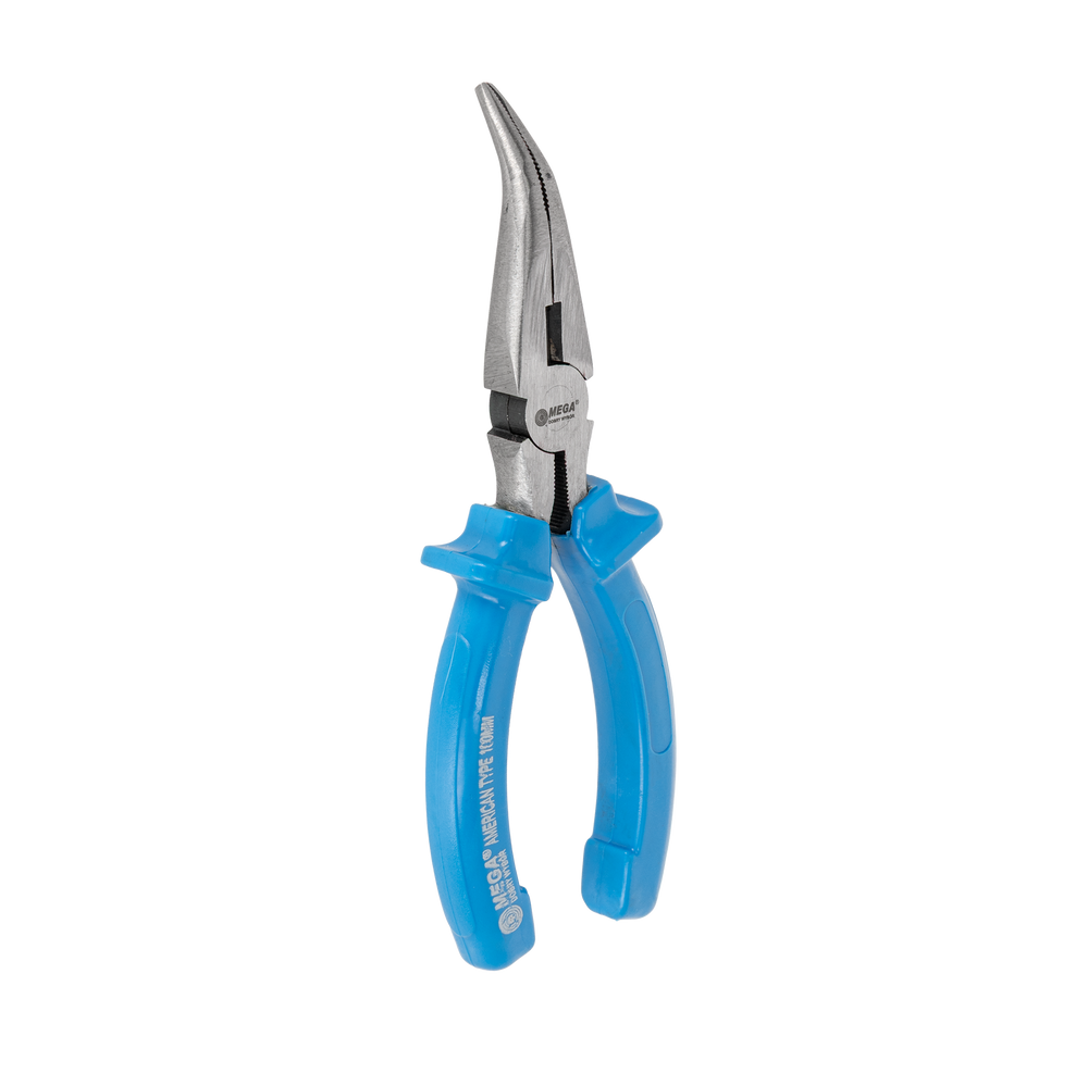 Szczypce półokrągłe wygięte 160 mm Mega 28691