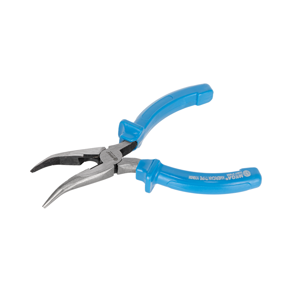 Szczypce półokrągłe wygięte 160 mm Mega 28691