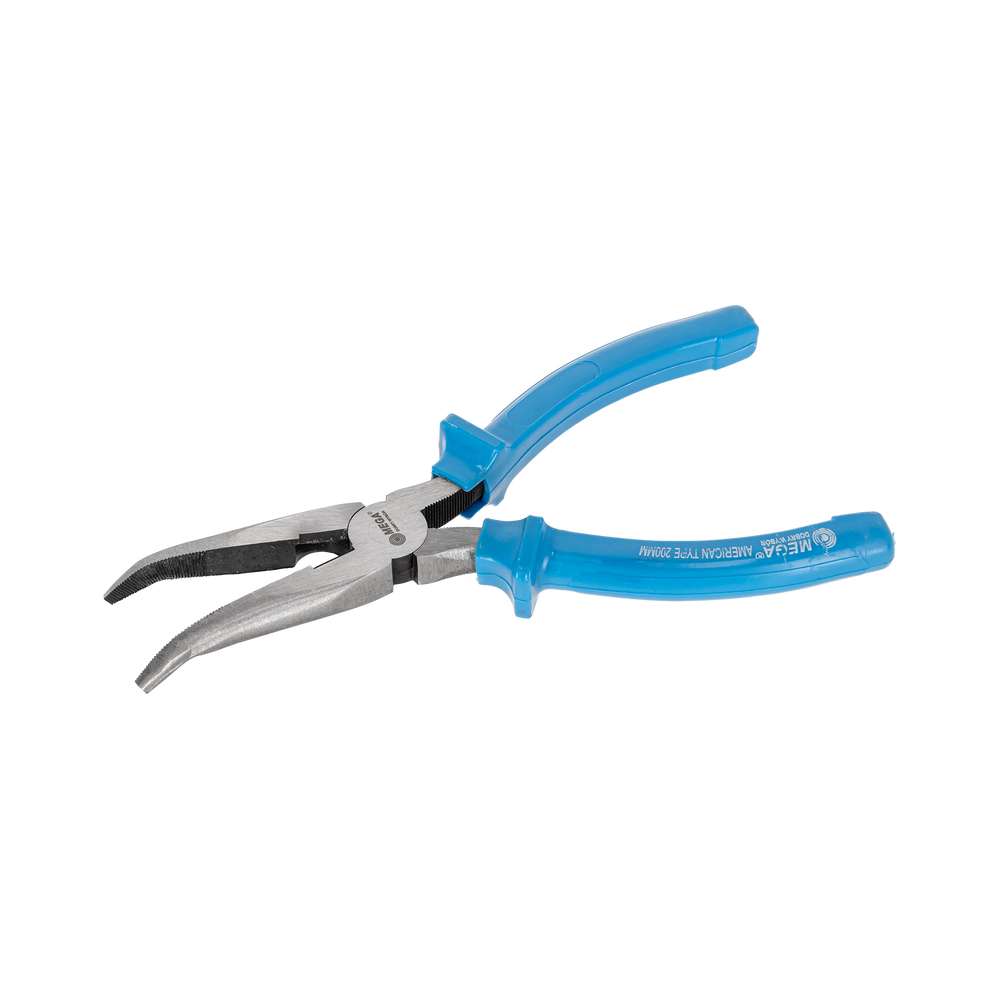 Szczypce półokrągłe wygięte 200 mm Mega 28693