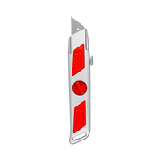 Nożyk metalowy ostrze trapezowe chowane 62 mm Proline 30300