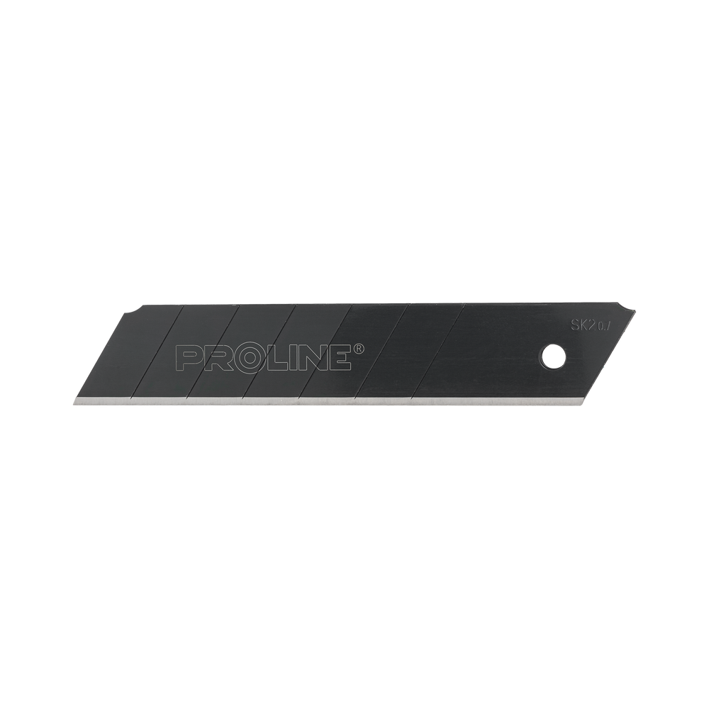 Ostrze wymienne czarne 25x0,7 mm SK2 display 120 sztuk Proline 31434D