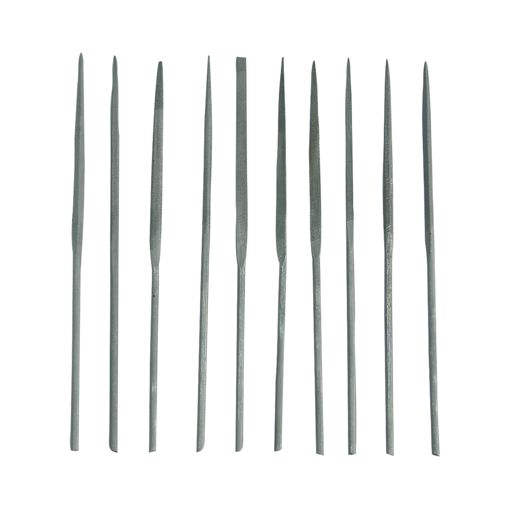 Pilniki iglaki 140 mm zestaw 10 elementów Mega 32010