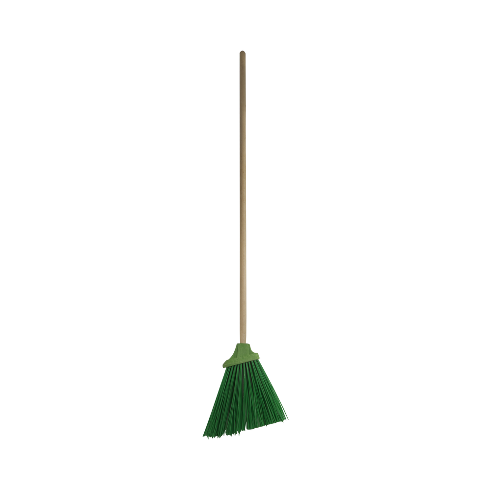 Szczotka gospodarcza drewniany trzon 120 cm zielona Profix 32060