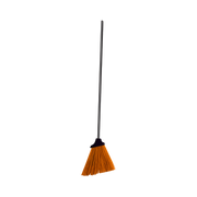 Szczotka gospodarcza z metalowym trzonkiem 120 cm pomarańczowa Profix 32061