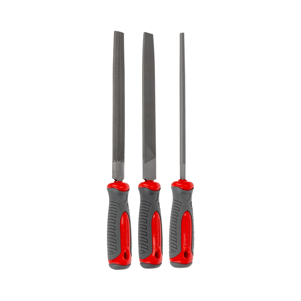 Pilniki do metalu 200 mm zestaw 3 elementy Proline 32255