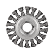 Szczotka tarczowa z drutu skręcanego z otworem 22 mm 100 mm Proline 32550
