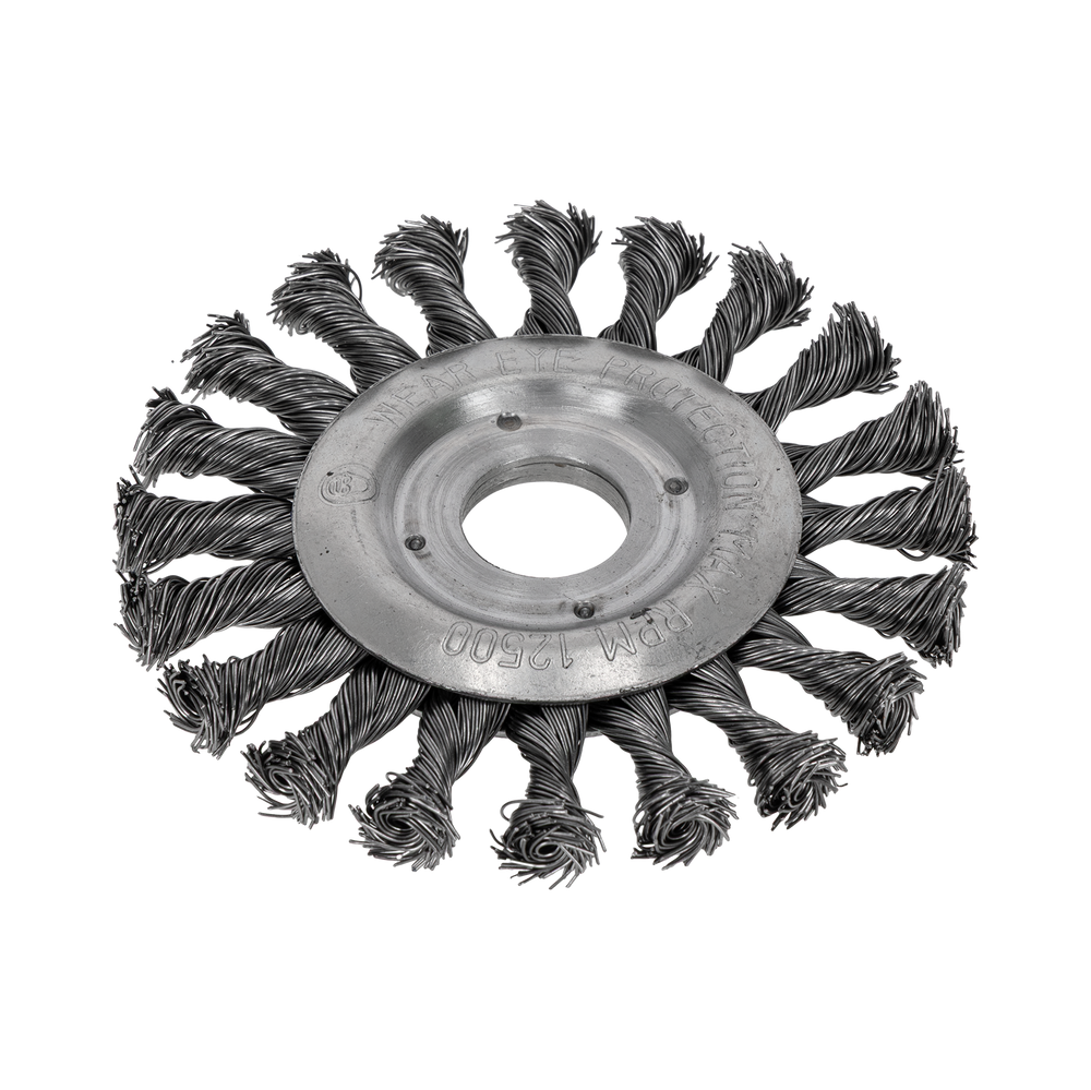 Szczotka tarczowa z drutu skręcanego z otworem 22 mm 115 mm Proline 32551