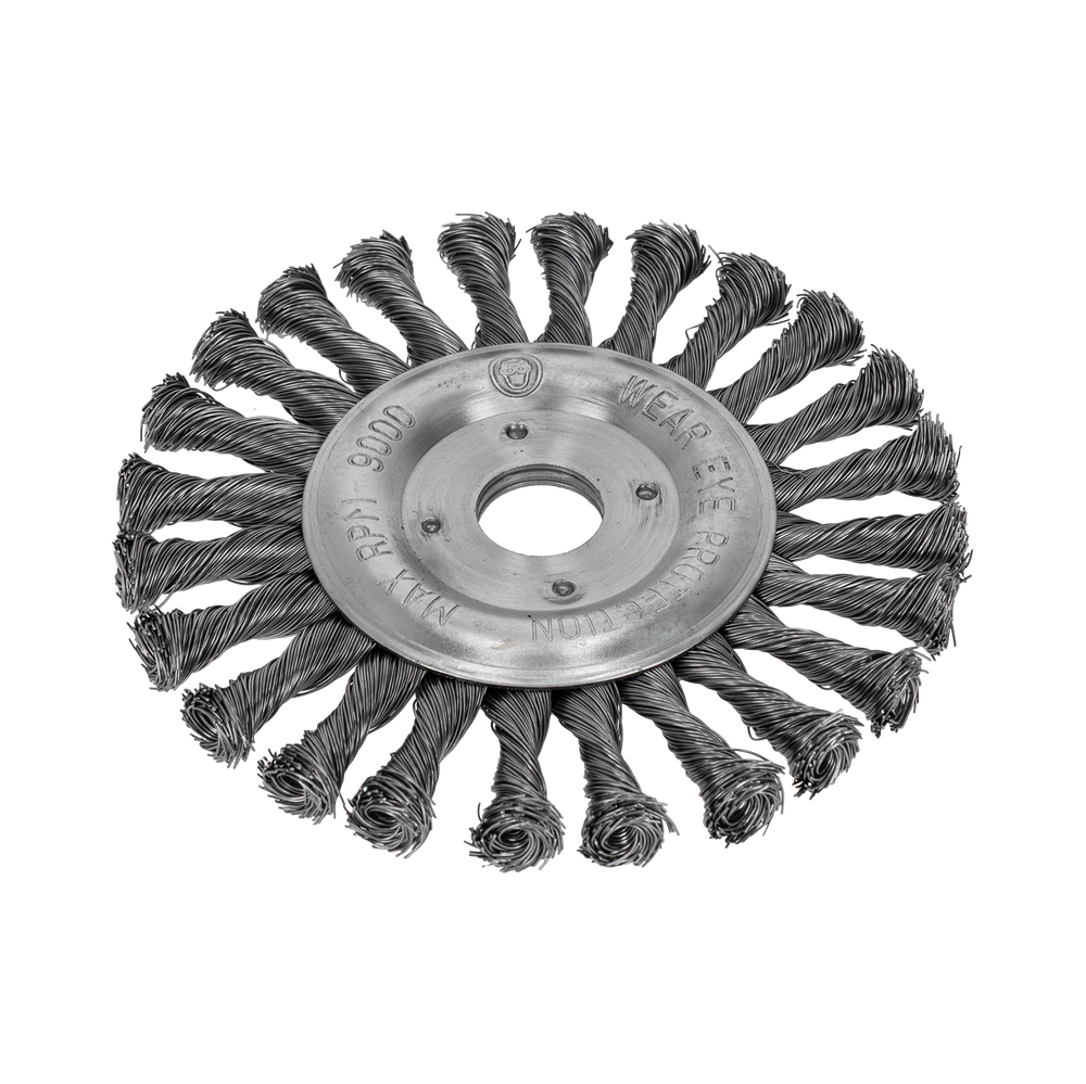 Szczotka tarczowa z drutu skręcane z otworem 22 mm 150 mm Proline 32555