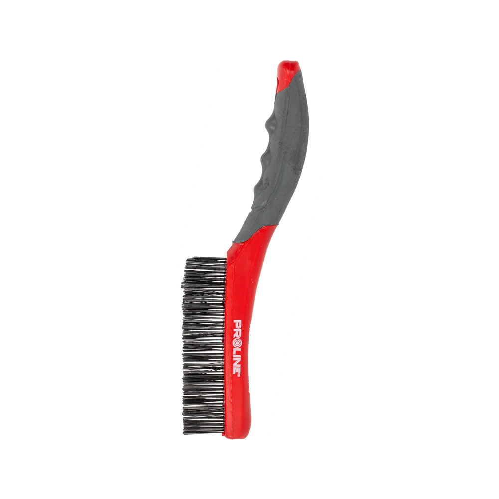 Szczotka druciana stal 4x16 rzędów 260 mm Proline 32614