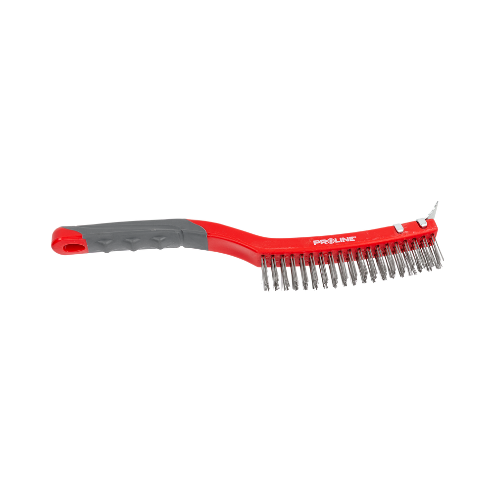Szczotka druciana ze stali nierdzewnej 3x19 rzędów 340 mm Proline 32623