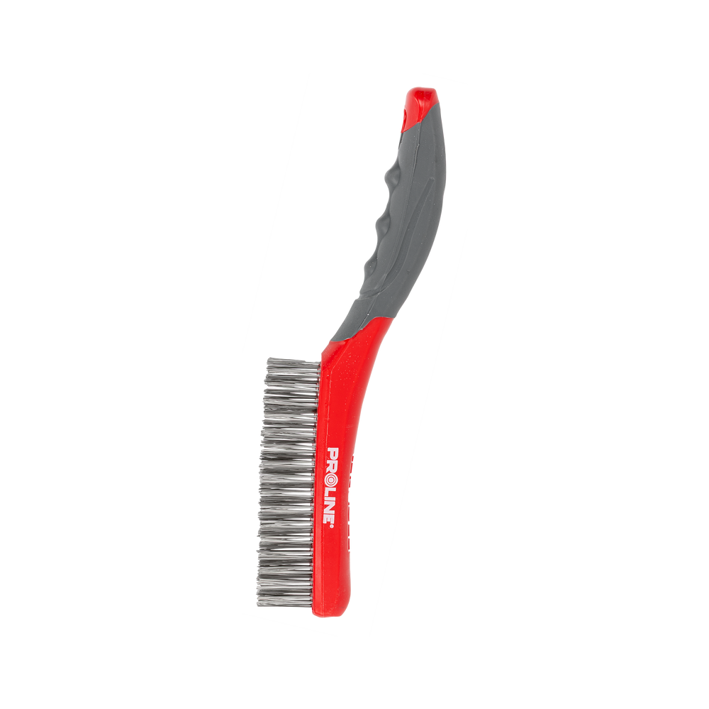 Szczotka druciana ze stali nierdzewnej 4x16 rzędów 260 mm Proline 32624