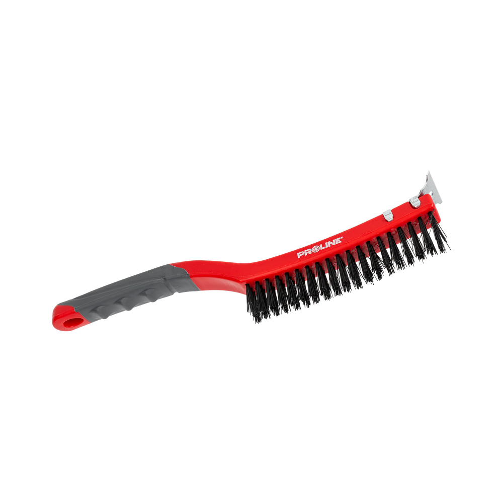 Szczotka druciana nylon 3x19 rzędów 340 mm Proline 32643