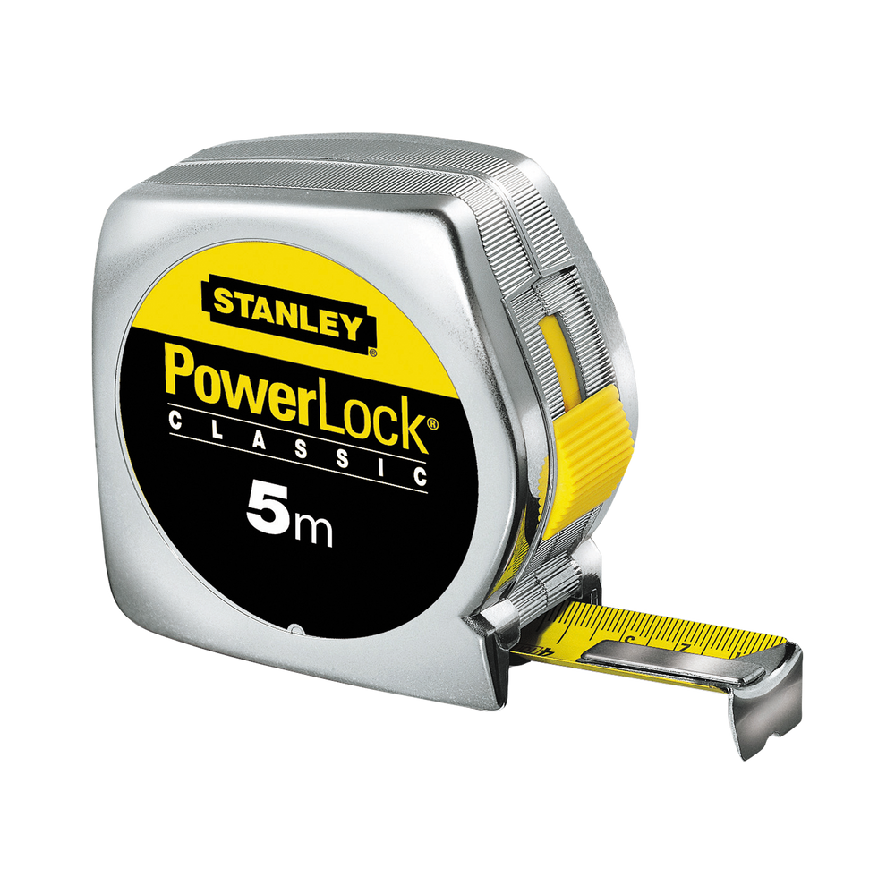 Miara 10m 25 mm powerlock obudowa z tworzywa Stanley 334420
