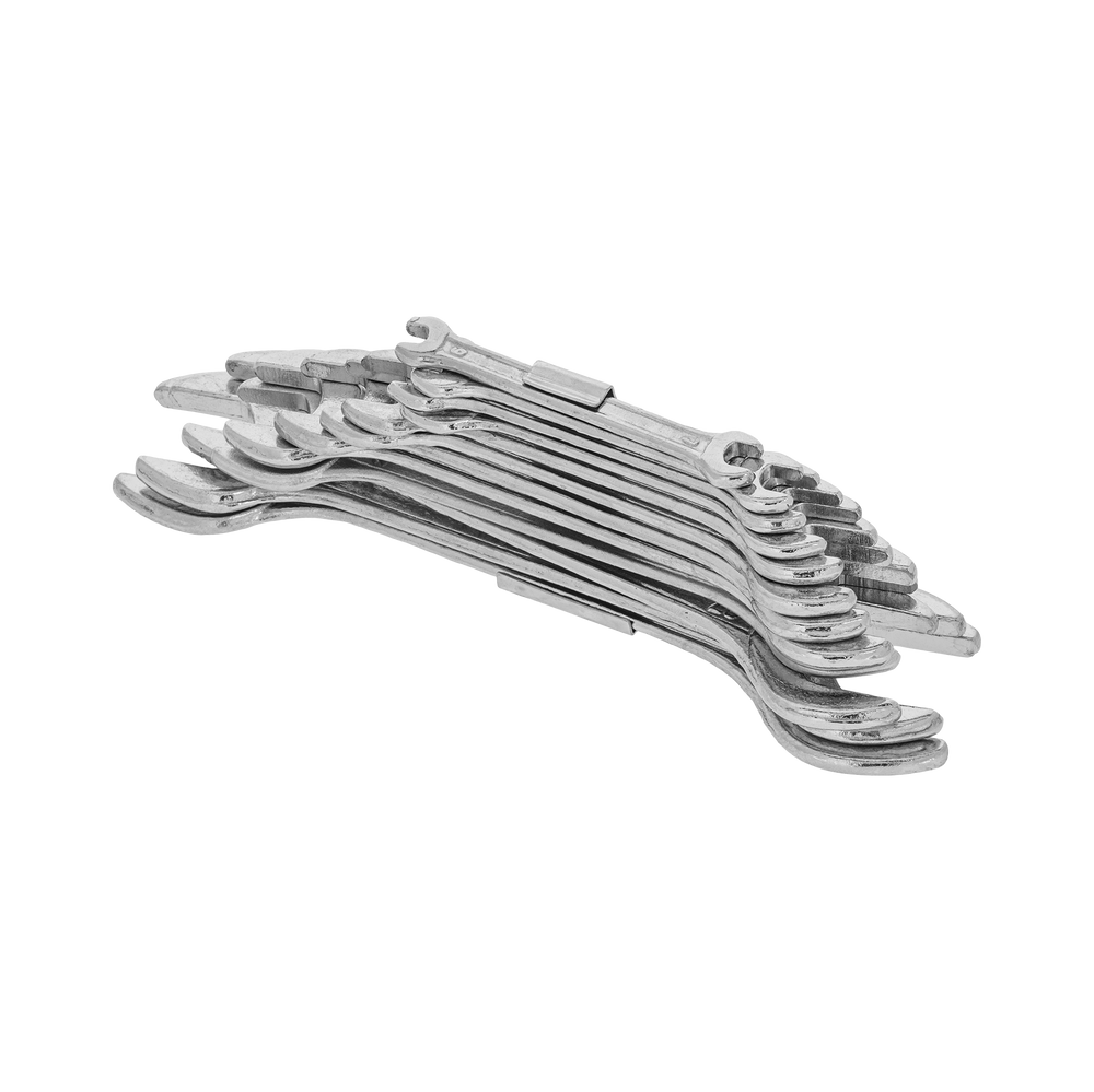 Klucze płaskie dwustronne 12 elementów 6-32 mm Mega 34012H