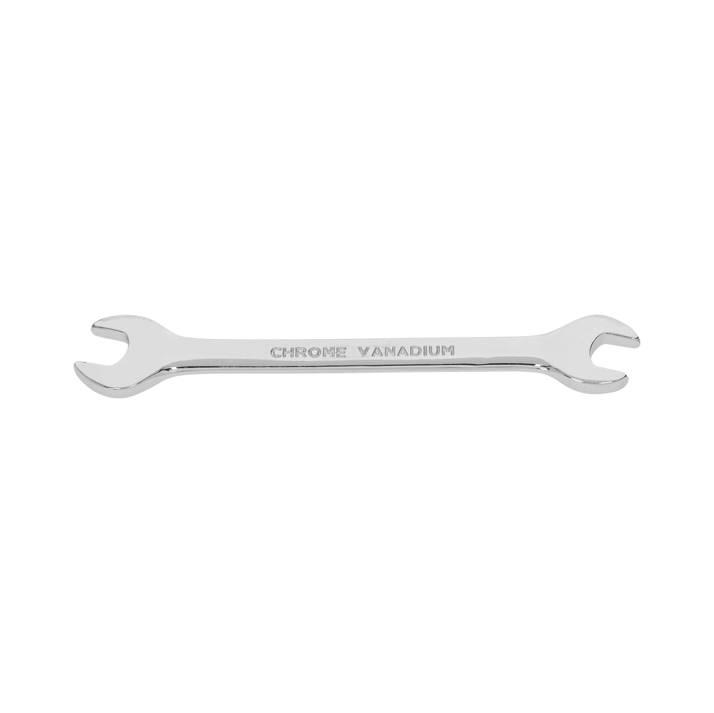 Klucz płaski dwustronny 14x15 mm kuty chromowany Mega 34444