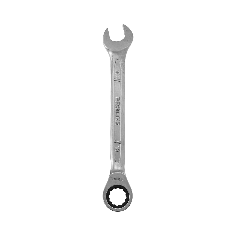 Klucz oczkowo-płaski z grzechotką18 mm Proline 35140