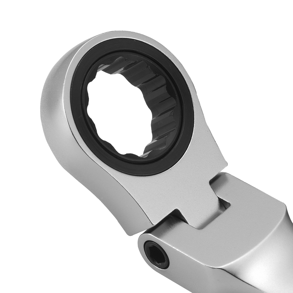 Klucz oczkowo-płaski z grzechotką i przegubem 18 mm hd Proline 35458