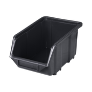 Pojemnik plastikowy szufladka 160x250x129 czarn.<ecobox śr.> 35531B