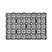 Kratka plastikowa do trawników i kruszyw 576x378x42 mm czarna 1szt 35540