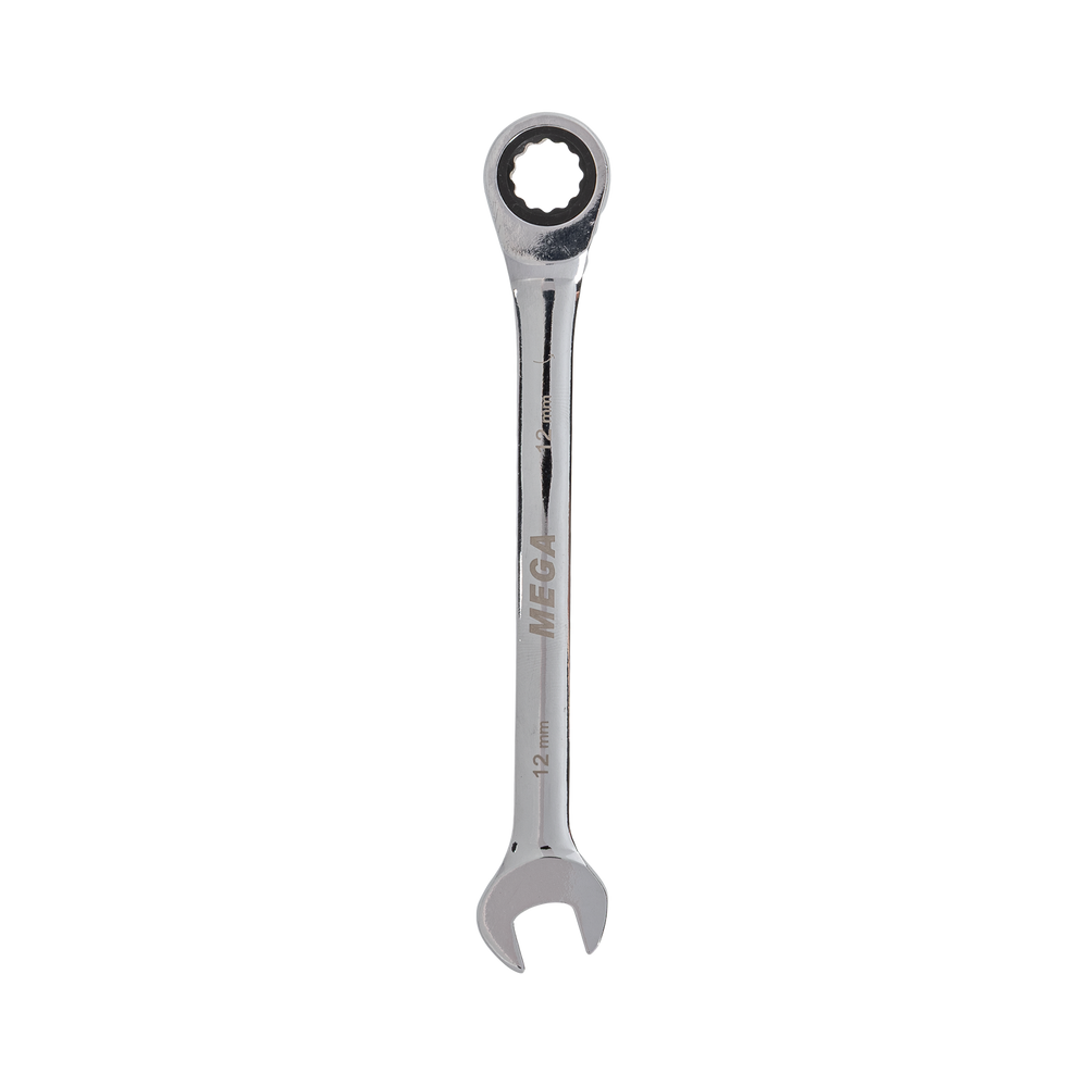 Klucz oczkowo-płaski z grzechotką 12 mm Mega 35672