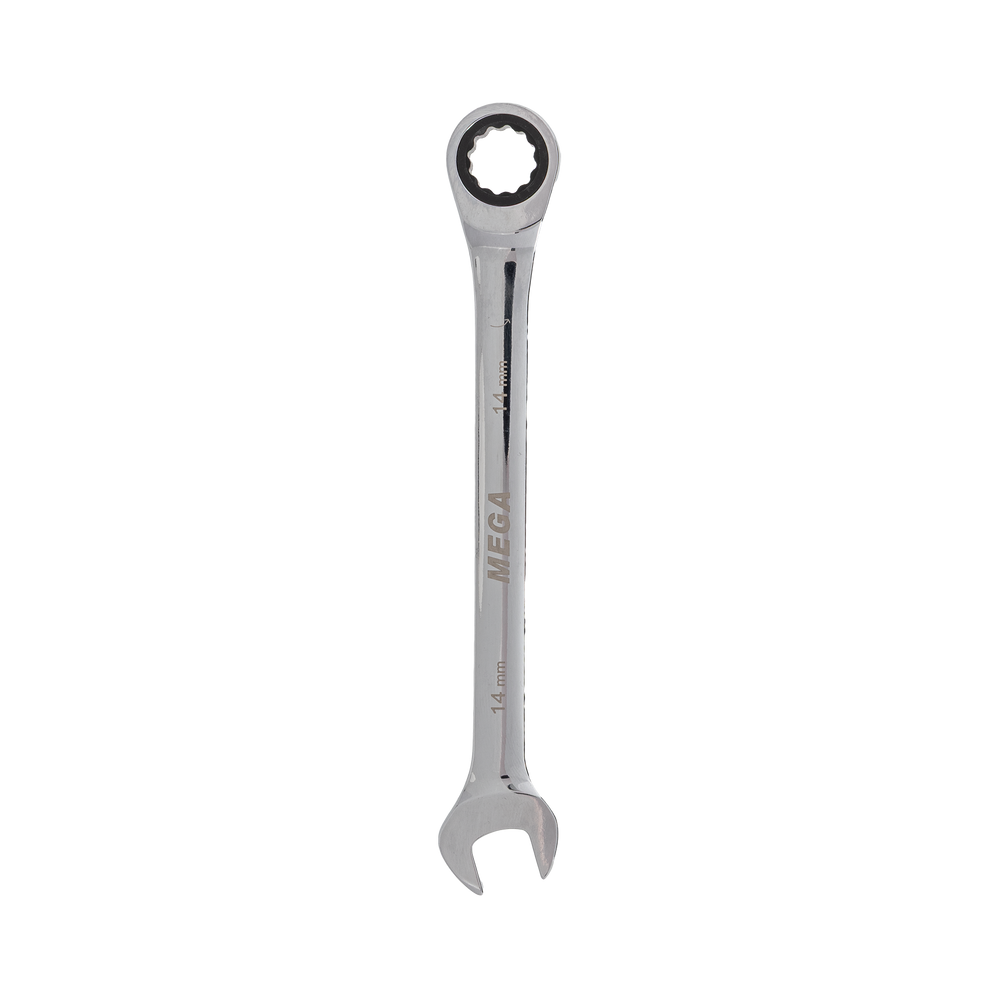 Klucz oczkowo-płaski z grzechotką 14 mm Mega 35674