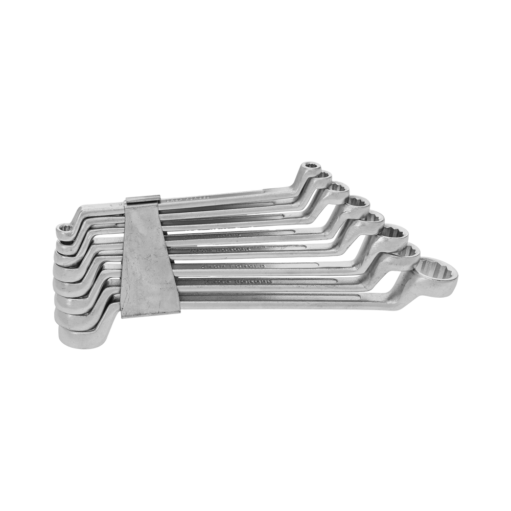 Klucze oczkowe-odgięte 8 elementów 6-22 mm Mega 36008H