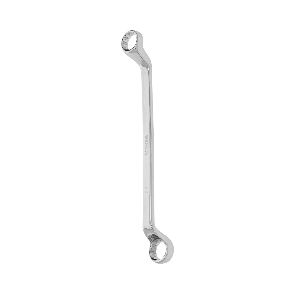 Klucz oczkowy odgięty 20x22 mm kuty CRV Mega 36550