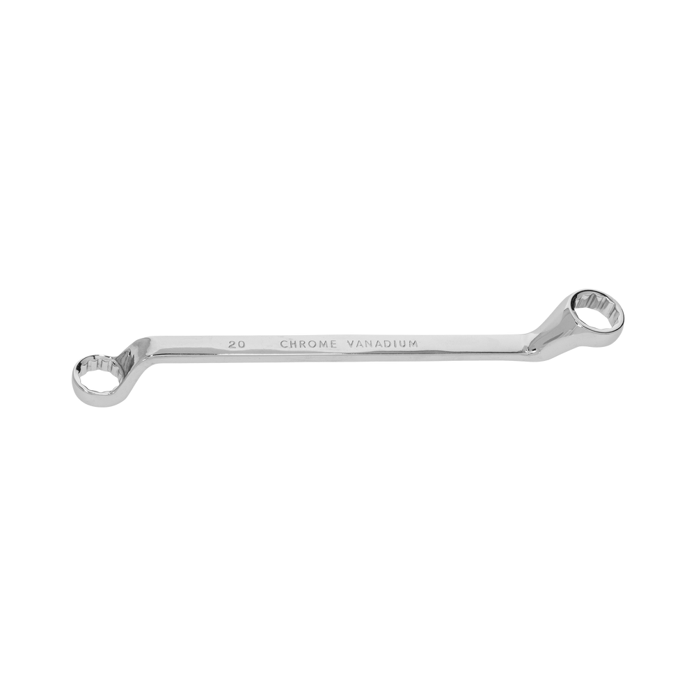 Klucz oczkowy odgięty 20x22 mm kuty CRV Mega 36550