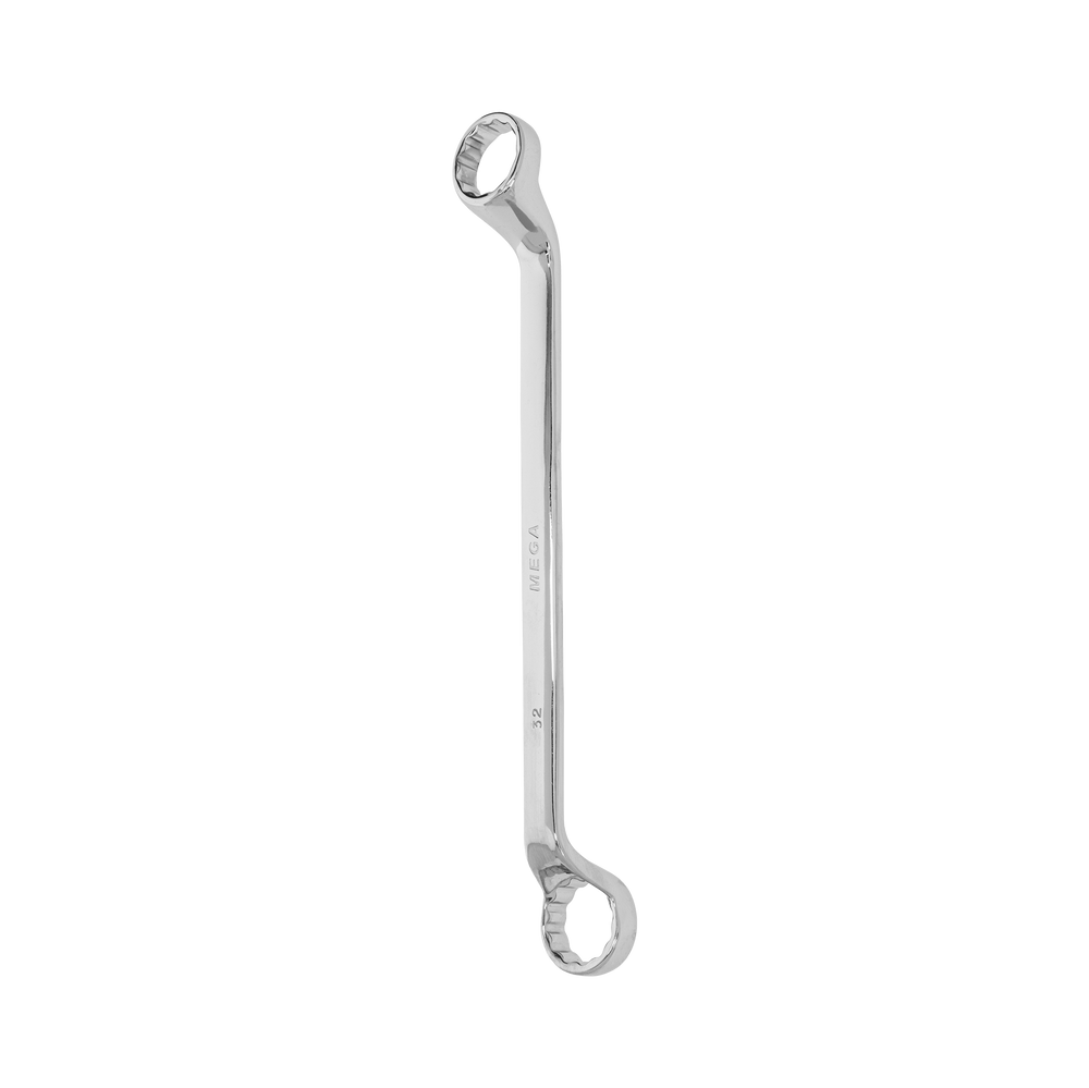 Klucz oczkowy odgięty 30 x 32 mm kuty CRV Mega 36560
