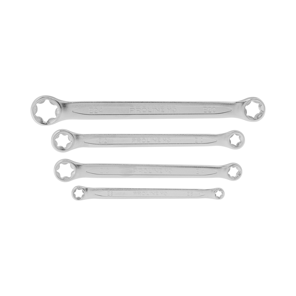 Zestaw kluczy oczkowych Torx E6-E24 Proline HD 36680
