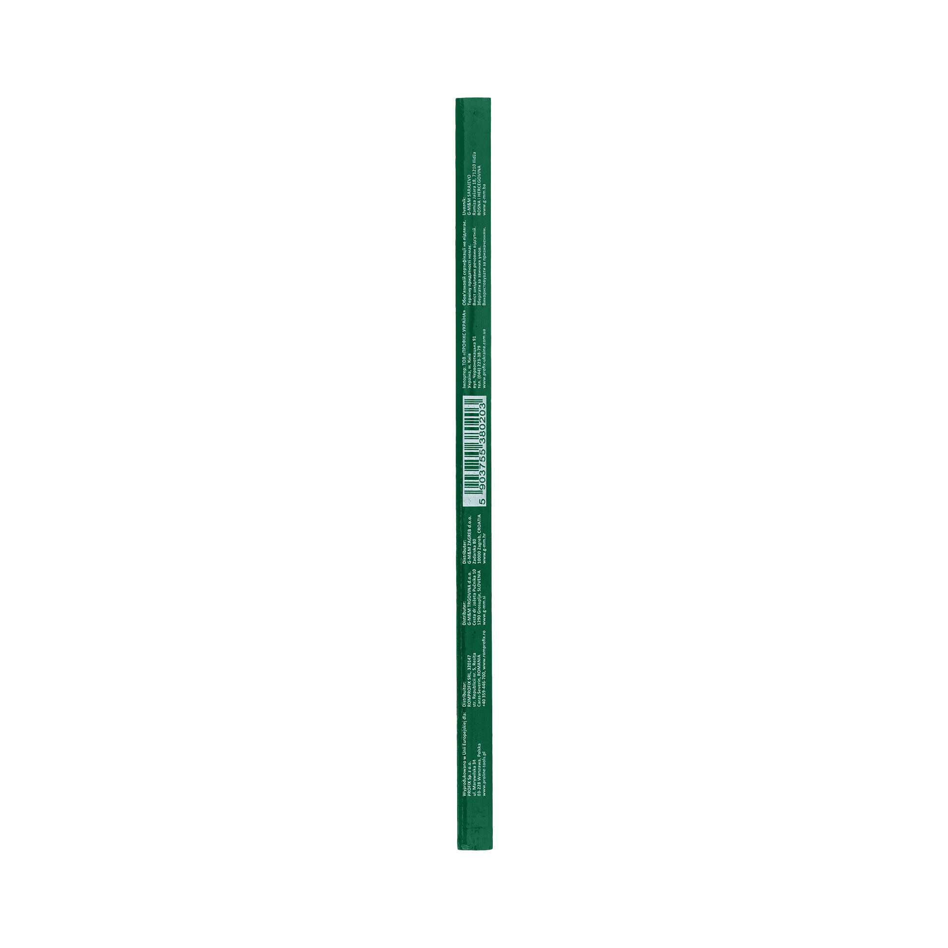Ołówek murarski twardy zielony 240 mm Proline 38020