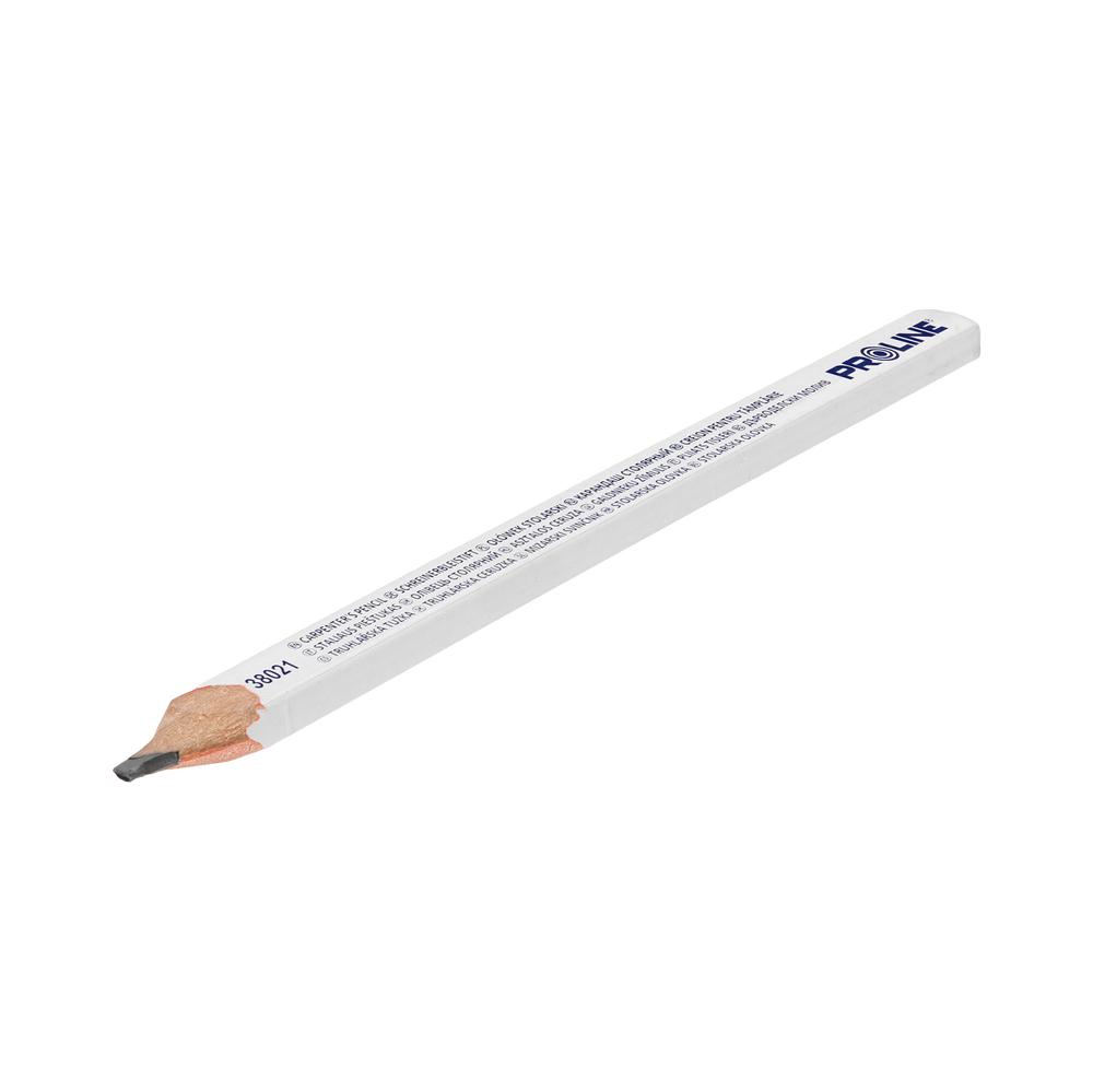 Ołówek stolarski miękki biały 240 mm Proline 38021