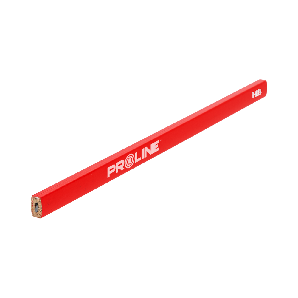 Ołówek stolarski miękki czerwony hb 245 mm 2 sztuki Proline 38202