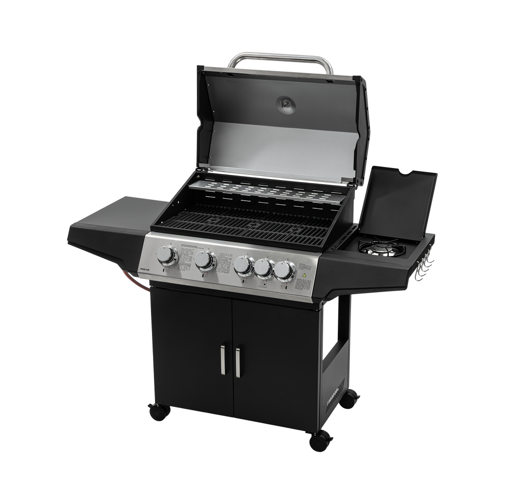 Grill gazowy czarny 15,75 kW 4+1 Proline 40212