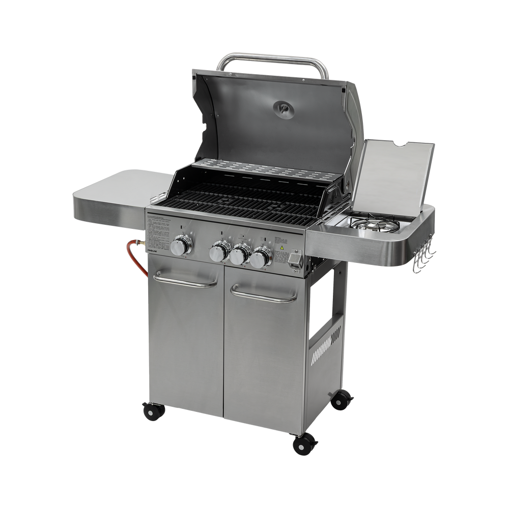 Grill gazowy nierdzewny 13,65 kW 3+1 Proline 40213