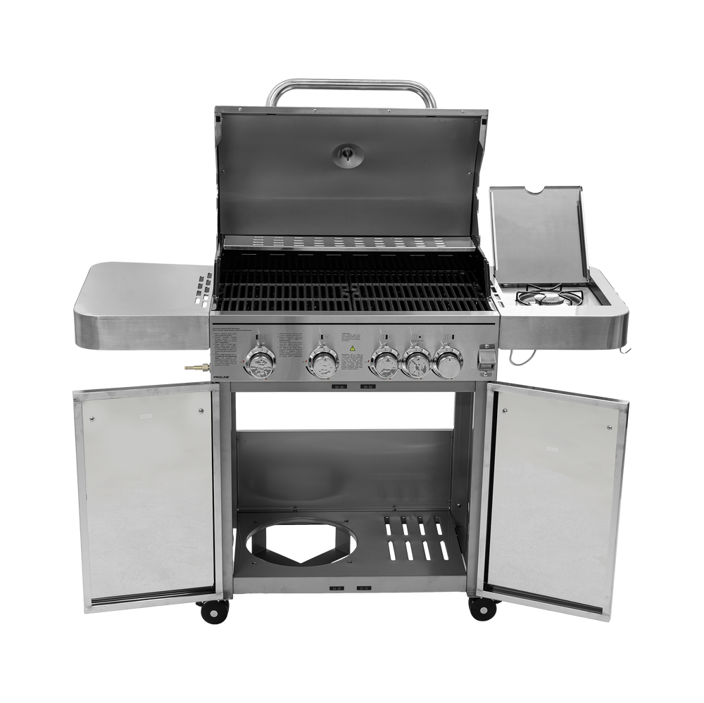 Grill gazowy nierdzewny 17.15KW 4+1 Proline 40214