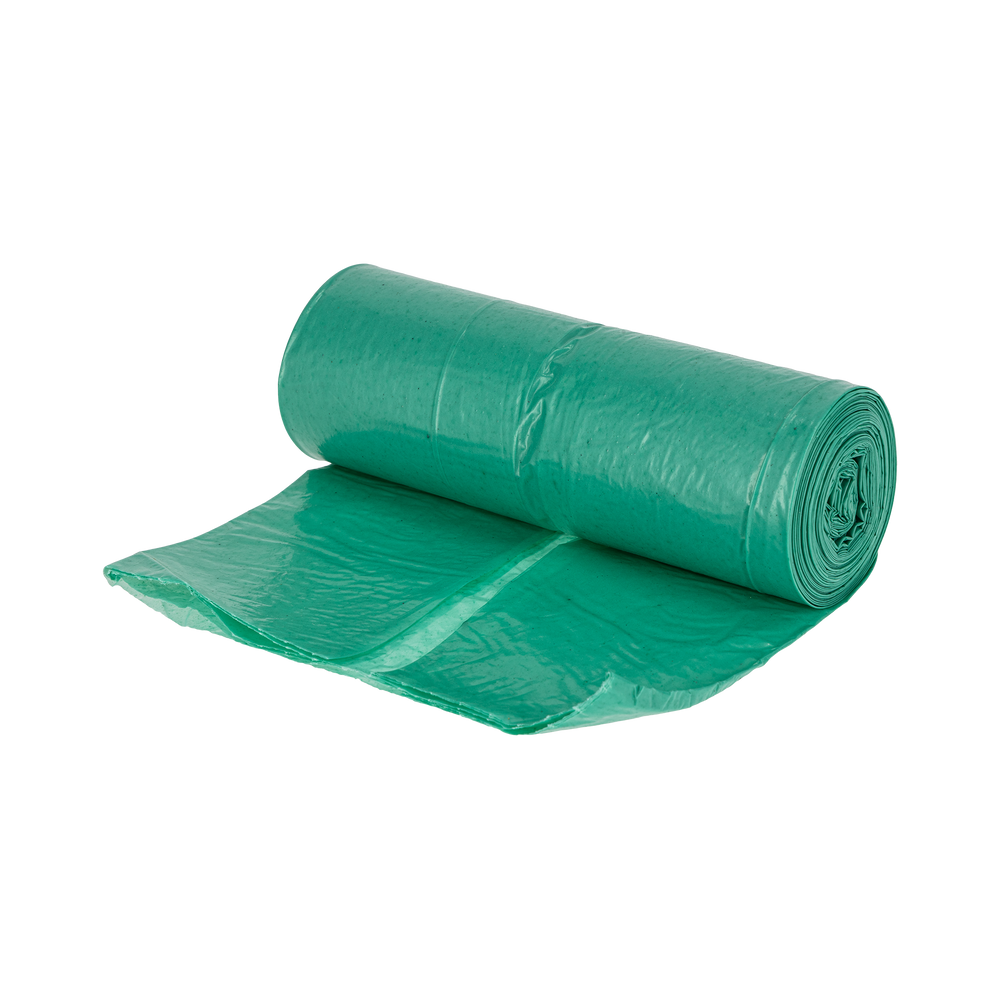 Worki zielone na szkło ldpe 120 L 80 sztuk Proline 41205
