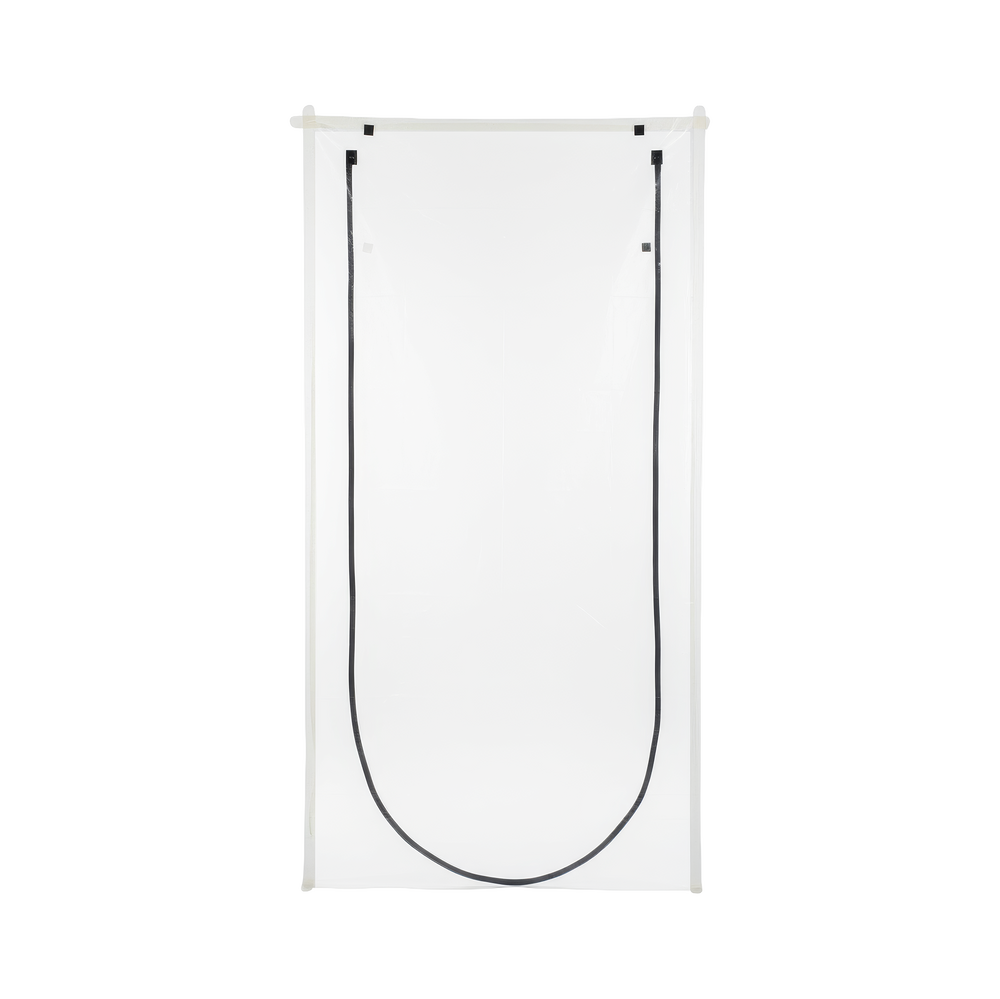 Kurtyna przeciwpyłowa z zamkiem typ "u" 110 cm x 220 cm Proline 41317