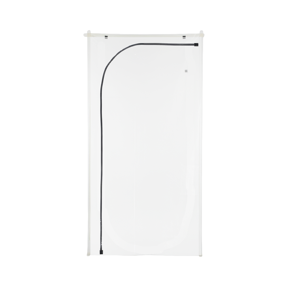Kurtyna przeciwpyłowa z zamkiem typ "L" 110 cm x 220 cm Proline 41318