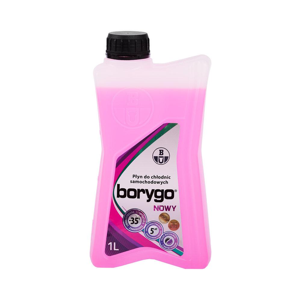 Borygo płyn do chłodnic różowy G11 1 L chłodniczy -35°C 42248