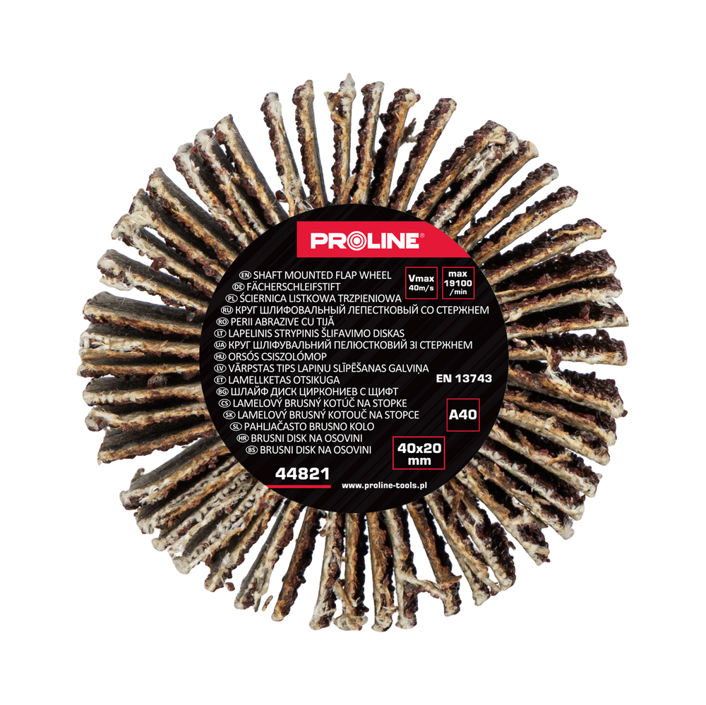 Ściernica listkowa trzpieniowa 40x20 mm gramatura 40 Proline 44821